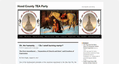 Desktop Screenshot of hoodcountyteaparty.org
